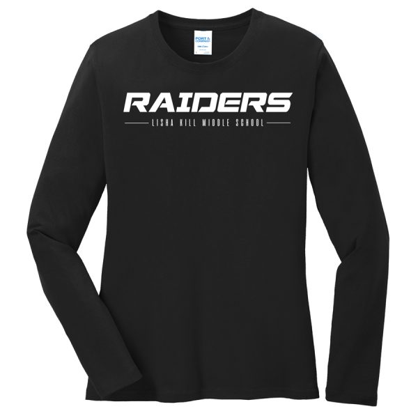 Black Raiders Lisha Kill Port and Company Ladies Core Blend Long Sleeve