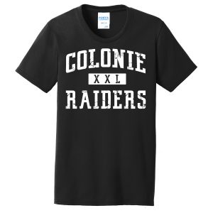 Black Colonie Raiders XXL Port and Company Ladies Core Blend Tee