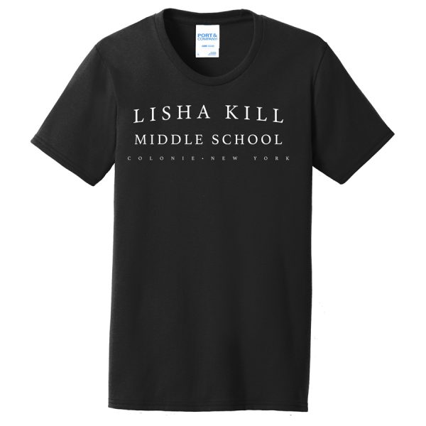 Black South Kill (horizontal) Port and Company Ladies Core Blend Tee