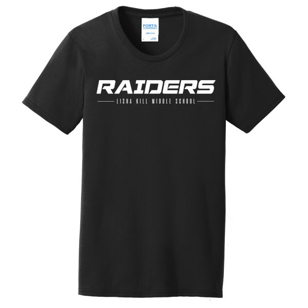 Black Raiders Lisha Kill Port and Company Ladies Core Blend Tee