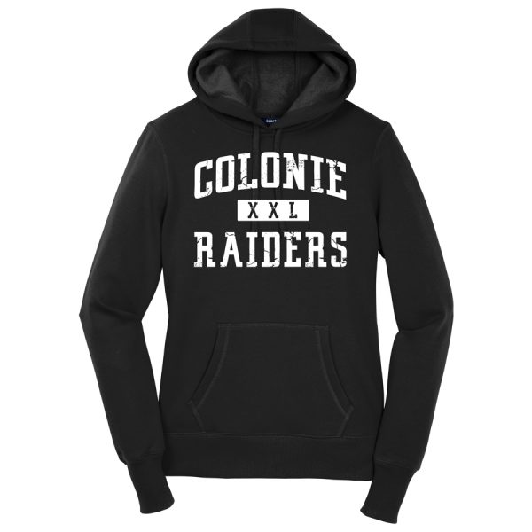 Black Colonie Raiders XXL Ladies Sport-Tek Pullover Hooded Sweatshirt