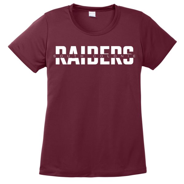 Maroon Raiders South Colonie Ladies Performance Cooling Tee