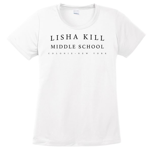 White Lisha Kill (horizontal) Ladies Performance Cooling Tee