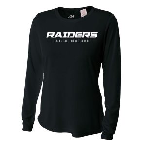 Black Raiders Lisha Kill Ladies Long Sleeve Performance Cooling Tee