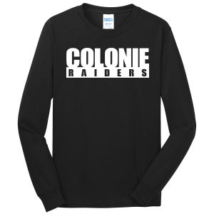Black Colonie Raiders Port and Company Core Blend Long Sleeve