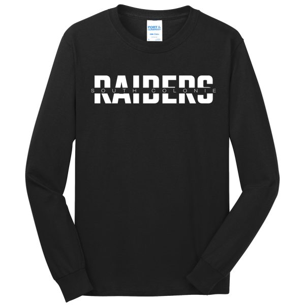 Black Raiders South Colonie Port and Company Core Blend Long Sleeve