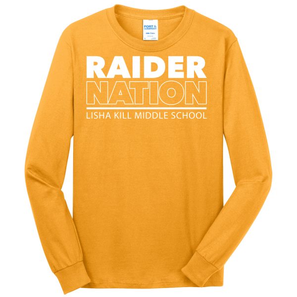 Gold Raider Nation Port and Company Core Blend Long Sleeve