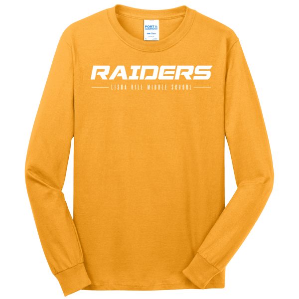 Gold Raiders Lisha Kill Port and Company Core Blend Long Sleeve