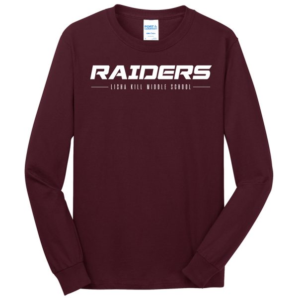 Maroon Raiders Lisha Kill Port and Company Core Blend Long Sleeve