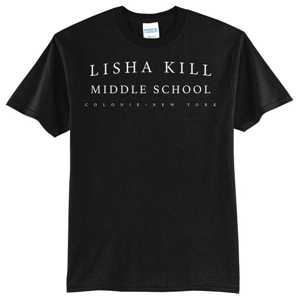 Black Lisha Kill (horizontal) Port and Company Core Blend Tee