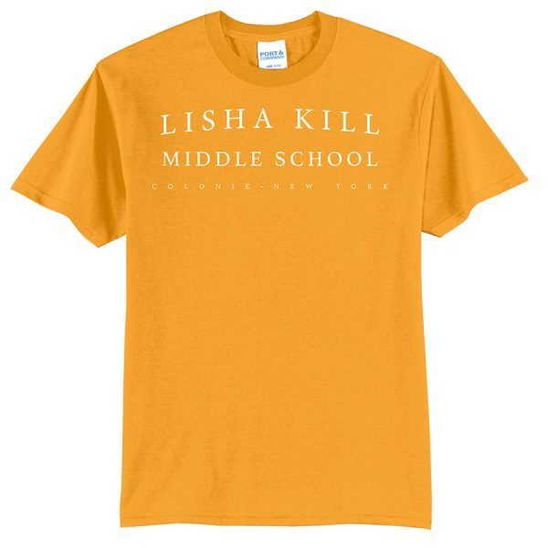 Gold Lisha Kill (horizontal) Port and Company Core Blend Tee