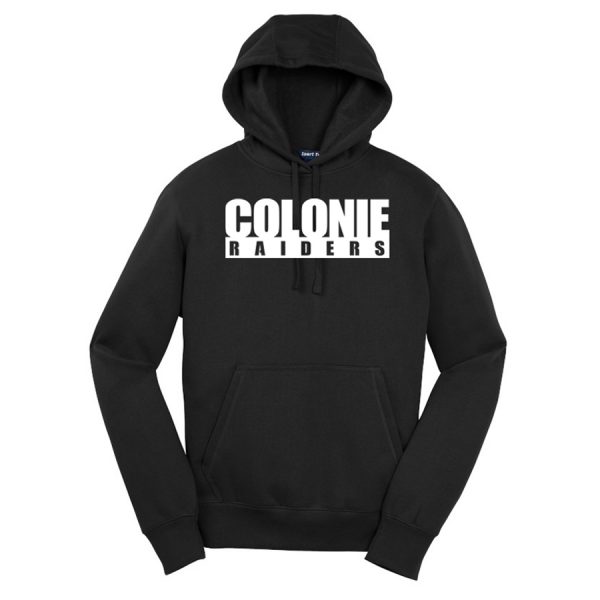 Black Colonie Raiders Sport-Tek Pullover Hooded Sweatshirt