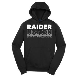 Black Raider Nation Sport-Tek Pullover Hooded Sweatshirt