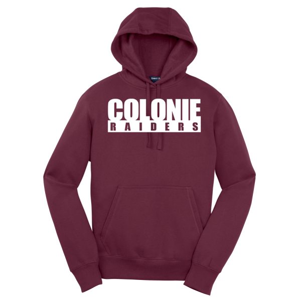 Maroon Colonie Raiders Sport-Tek Pullover Hooded Sweatshirt