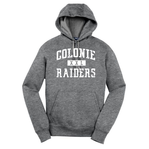 Vintage Heather Colonie Raiders XXL Sport-Tek Pullover Hooded Sweatshirt