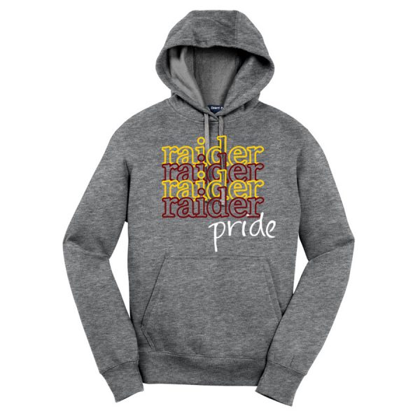 Vintage Heather Raider Pride Sport-Tek Pullover Hooded Sweatshirt