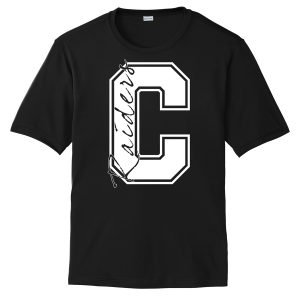 Black C Raiders Performance Cooling Tee