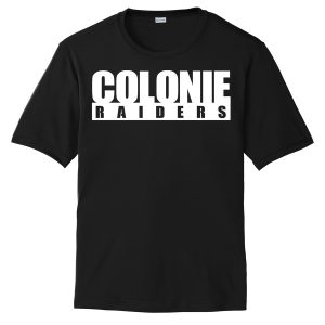 Black Colonie Raiders Performance Cooling Tee