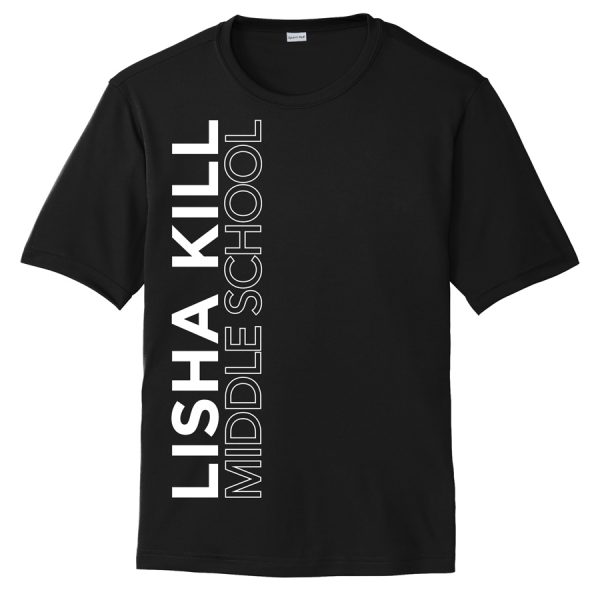 Black Lisha Kill (vertical) Performance Cooling Tee