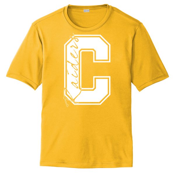 Gold C Raiders Performance Cooling Tee