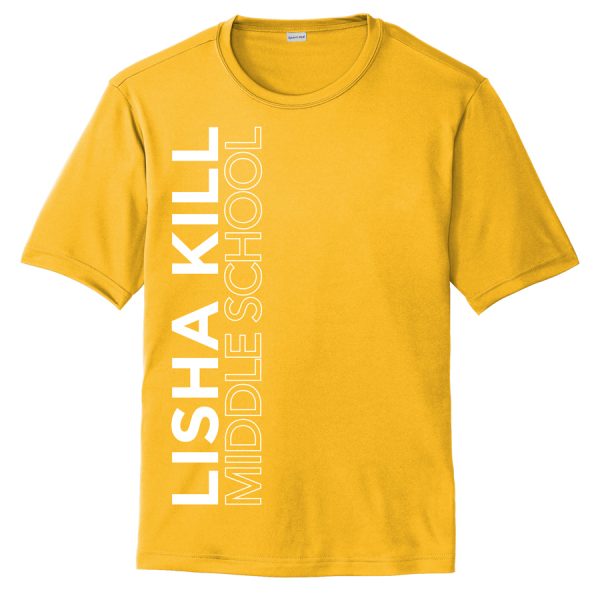 Gold Lisha Kill (vertical) Performance Cooling Tee