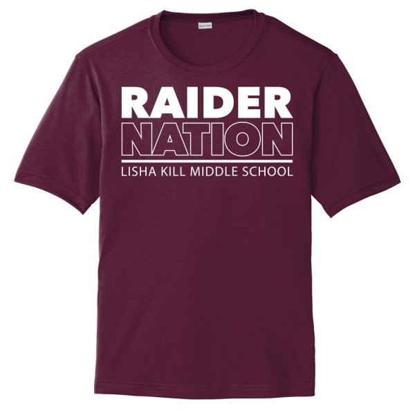 Maroon Raider Nation Performance Cooling Tee