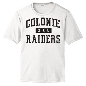 White Colonie Raiders XXL Performance Cooling Tee