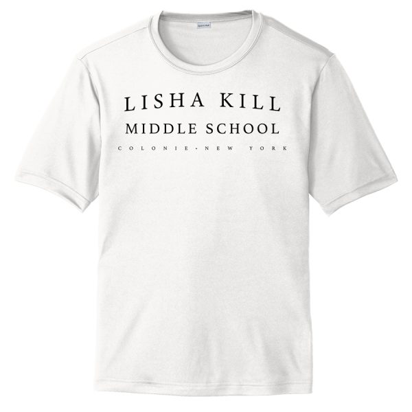 White Lisha Kill (horizontal) Performance Cooling Tee