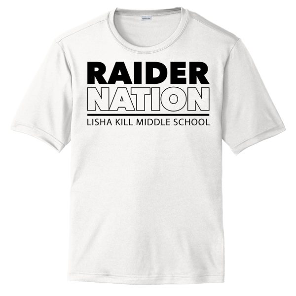 White Raider Nation Performance Cooling Tee