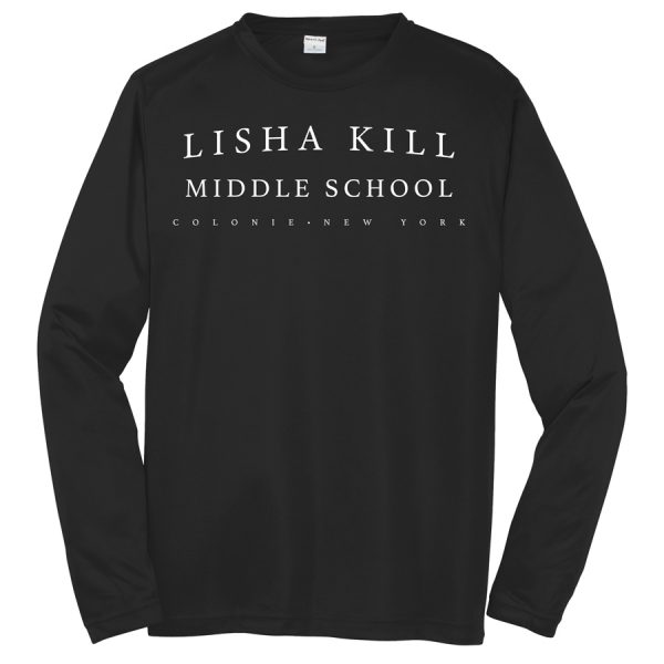 Black Lisha Kill (horizontal) Long Sleeve Performance Cooling Tee