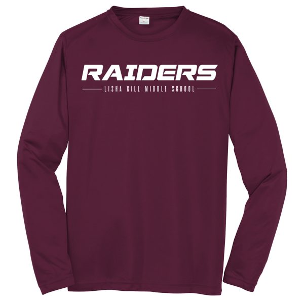 Maroon Raiders Lisha Kill Long Sleeve Performance Cooling Tee