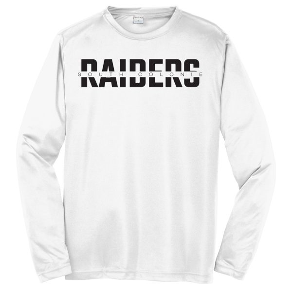 White Raiders South Colonie Long Sleeve Performance Cooling Tee