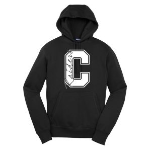 Black C Raiders Youth Sport-Tek Pullover Hooded Sweatshirt