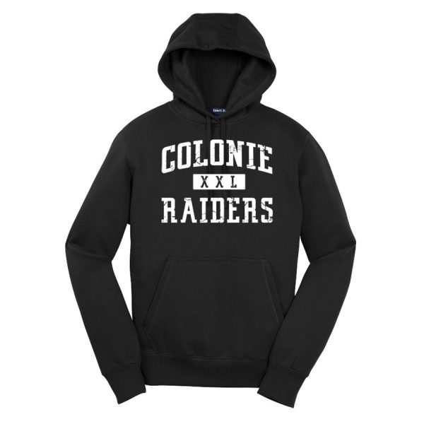 Black Colonie Raiders XXL Youth Sport-Tek Pullover Hooded Sweatshirt