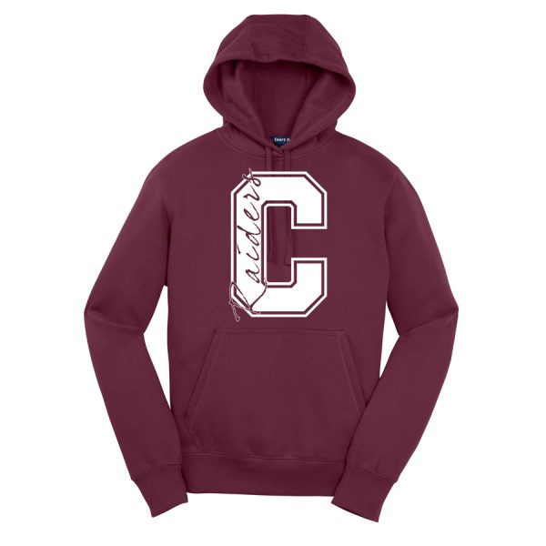 Maroon C Raiders Youth Sport-Tek Pullover Hooded Sweatshirt