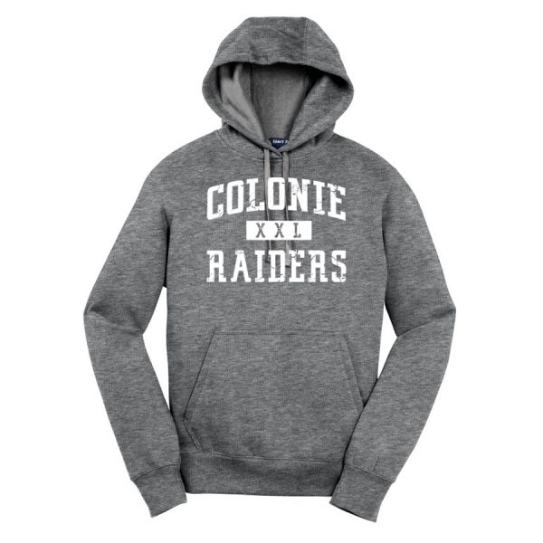 Vintage Heather Colonie Raiders XXL Youth Sport-Tek Pullover Hooded Sweatshirt