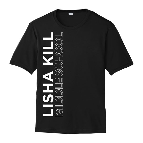 Black Lisha Kill (vertical) Youth Performance Cooling Tee