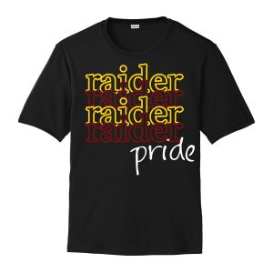 Black Raider Pride Youth Performance Cooling Tee