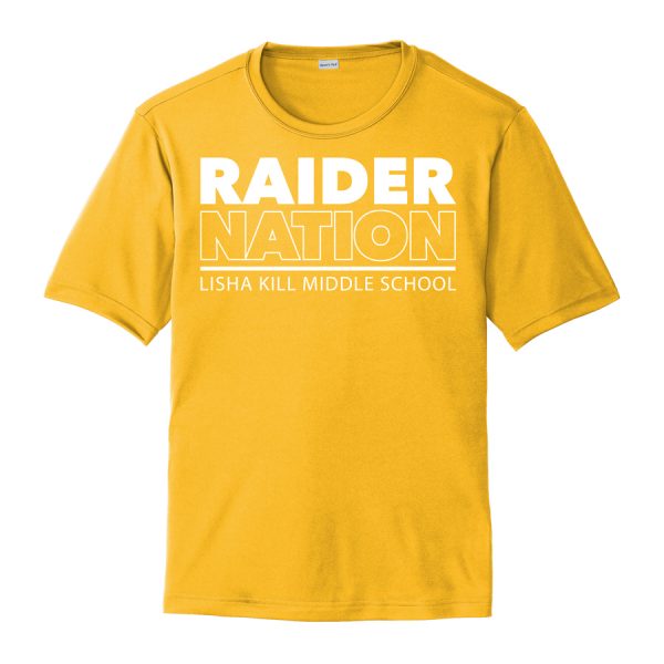 Gold Raider Nation Youth Performance Cooling Tee