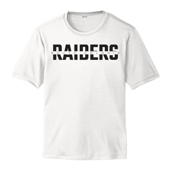 White Raiders South Colonie Youth Performance Cooling Tee