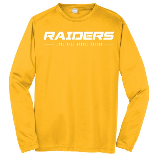 Gold Raiders Lisha Kill Youth Long Sleeve Performance Cooling Tee